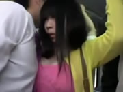 短裙幼顏女生地鐵被色鬼非禮